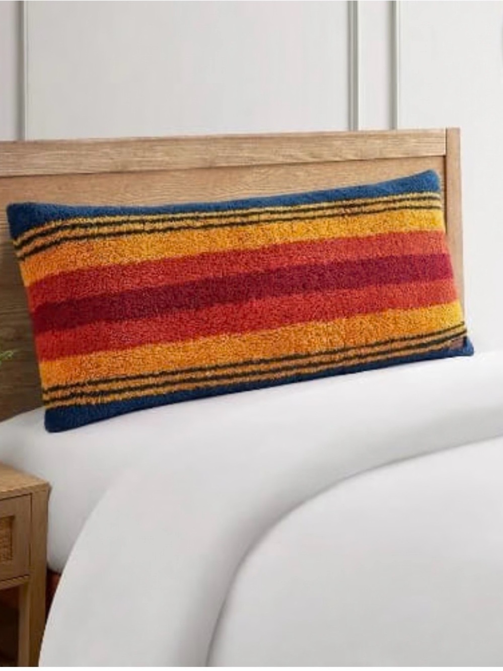 Pendleton oversized Sherpa bolster pillow  NWT 48 x 20